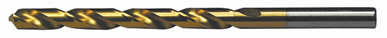 Type 240-BN HSS Titanium Nitride Coated Jobber Length