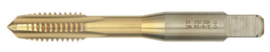 M42 Cobalt Titanium Nitride Straight Flute Plug Tap